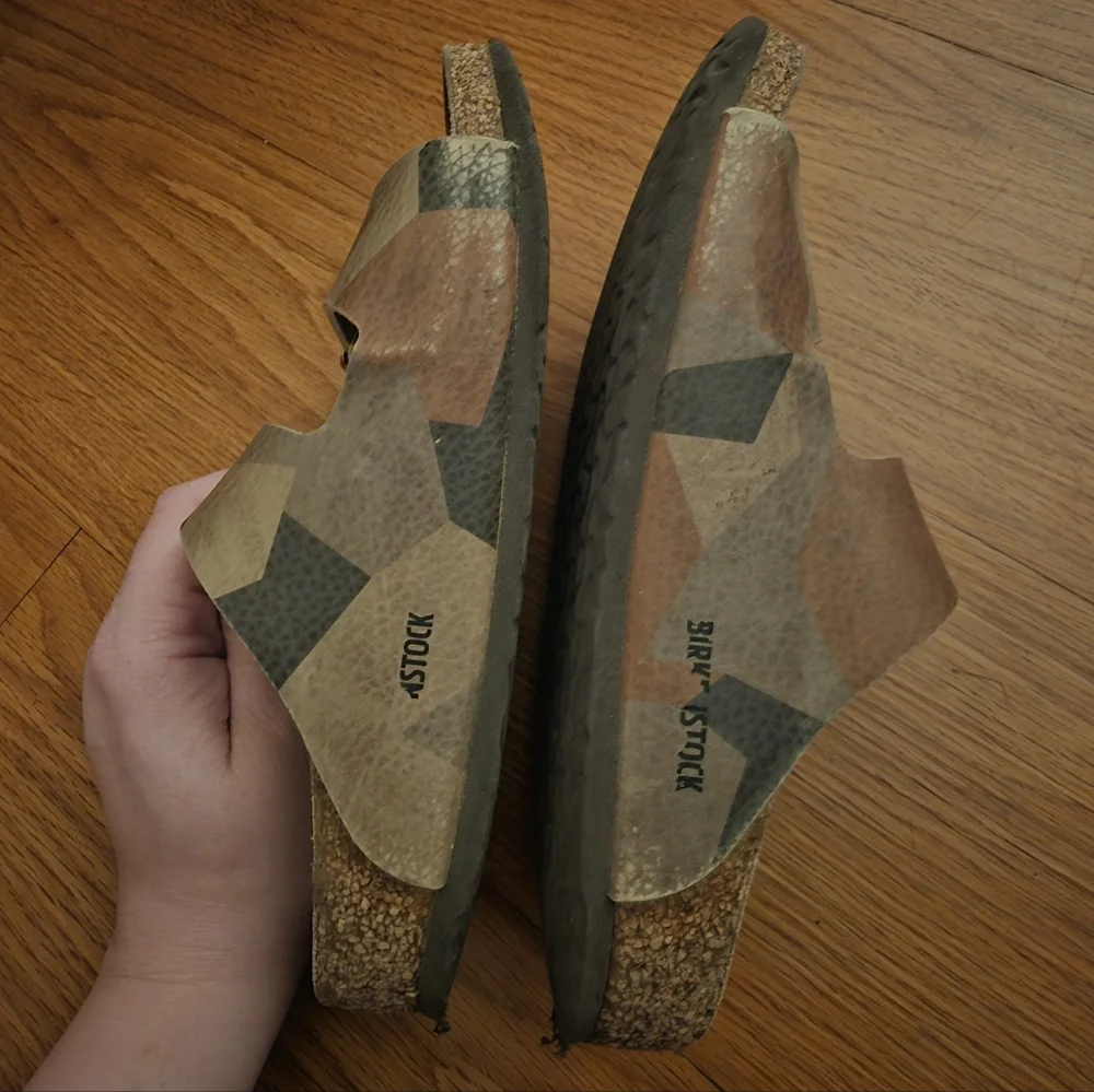 Birkenstock Arizona Geometric Camo Sandals EU 33